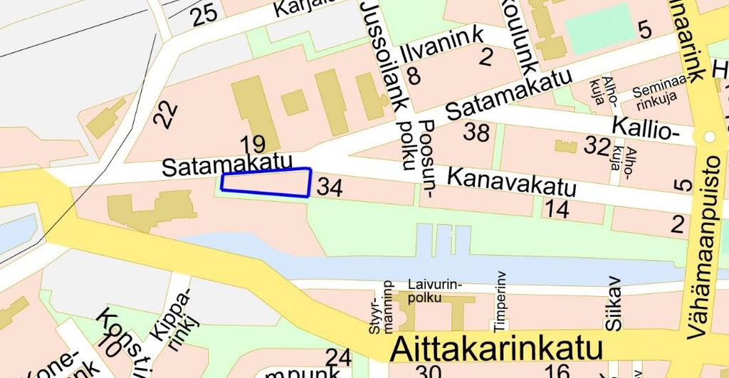 RAUMAN KAUPUNKI KAAVOITUS Diaari nro RAU480/2017 01 31.10.2017 SATAMAKATU 22 ASEMAKAAVAN MUUTOS AK 02-317 OSALLISTUMIS- JA ARVIOINTISUUNNITELMA (konsultointivyöhyke).