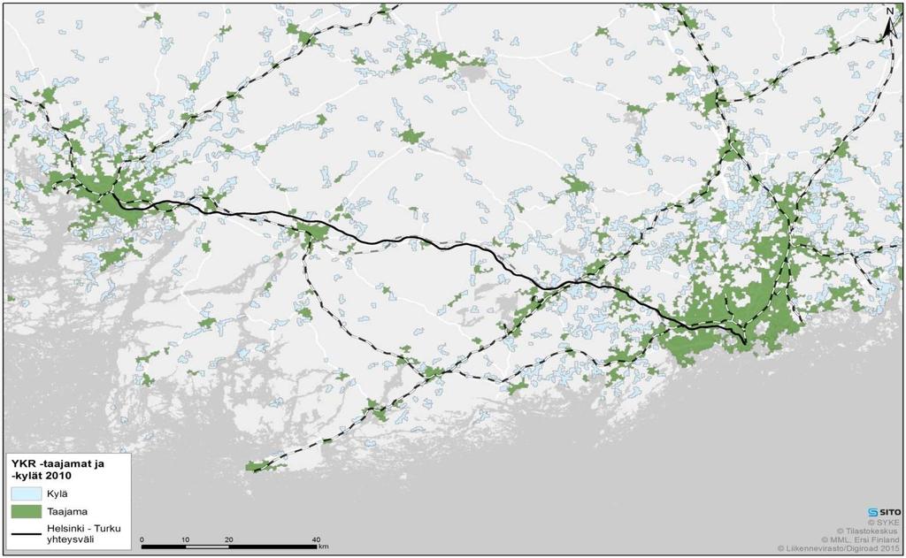 Turku Helsinki nopean junayhteyden