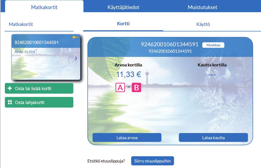 Aktivoinnin jälkeen voit kirjautua palveluun aina samalla tunnuksella.