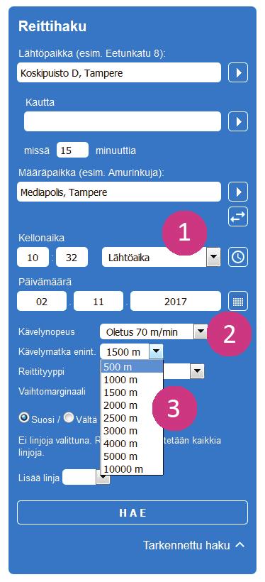 Repa Reittiopas Repa Reittiopas neuvoo reitin lähtöpaikasta määränpäähän. Repa tarjoaa nopeinta yhteyttä. 9 Näin haet reitin Kirjoita lähtöpaikka ja määränpää.