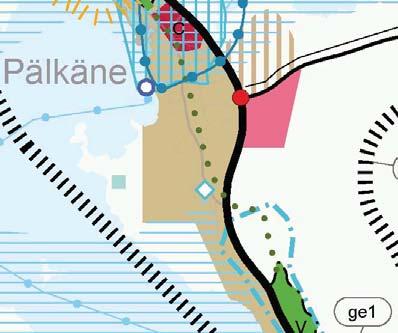 Merkinnällä osoitetaan asumisen, kaupan ja muiden palvelujen, työpaikkojen sekä muiden taajamatoimintojen rakentamisalueet.