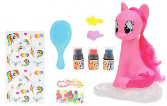 4 MY LITTLE PONY KAMPAUSPÄÄ Sisältää Pinkie