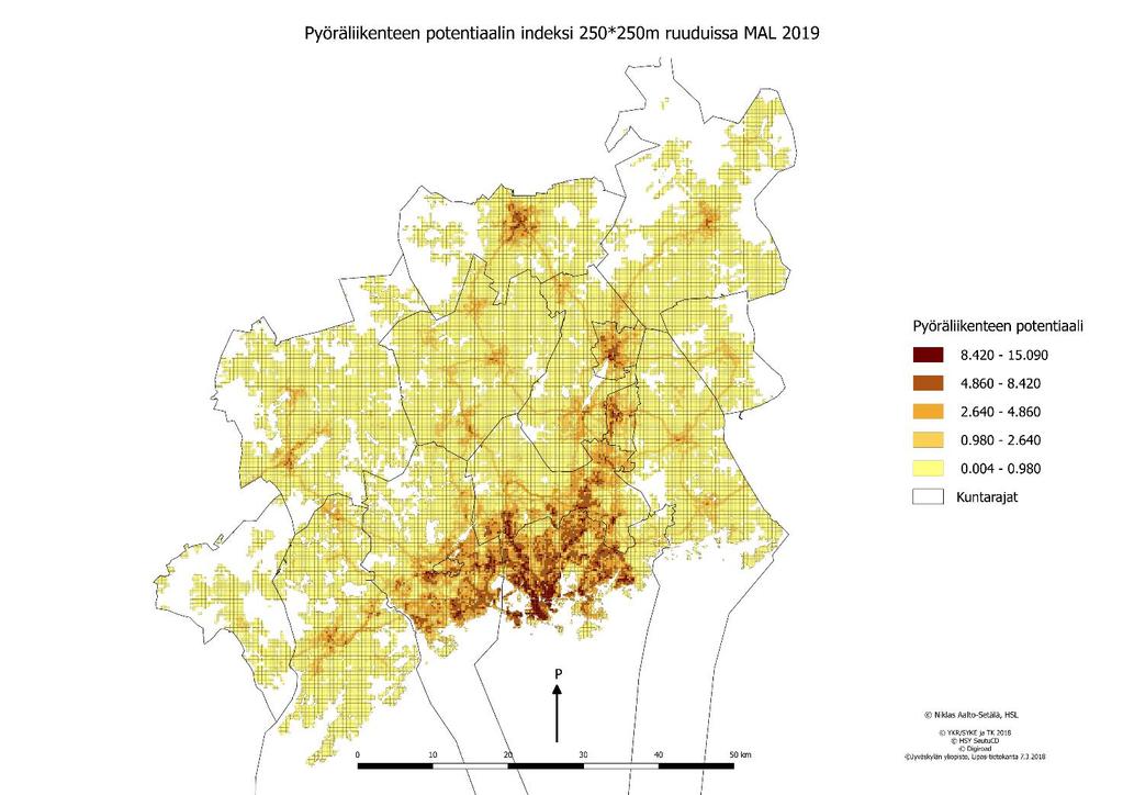 37 Useissa Helsingin seudun kunnissa on kunnianhimoisia kasvutavoitteita pyöräliikenteelle: esimerkiksi Helsinki pyrkii nostamaan pyörämatkojen osuuden nykyisestä noin 10 prosentista 15 prosenttiin