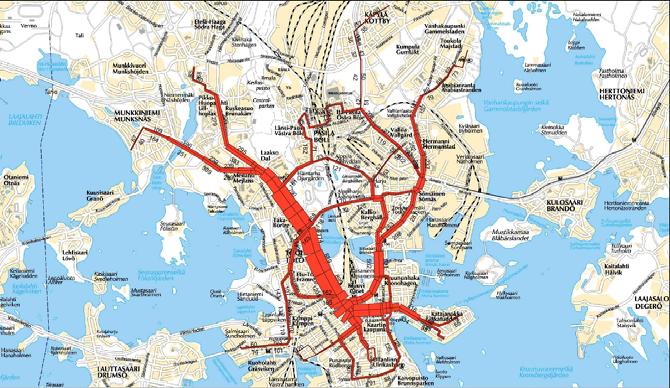 Liitteet Liite 1. Raitioliikenteen kuormittuminen eri ajanjaksoina Kuva 20.