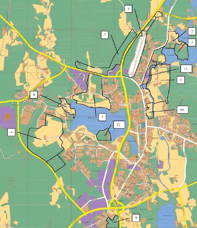 6 Maakuntakaava osoittaa uusia mahdollisia teollisuus- ja työpaikka-aluevarauksia nykyisten olemassa olevien rinnalle.