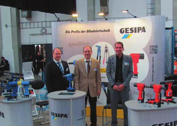 Myyntipiste Sisäiset messut GESIPA Germany on parhaillaan edustettuna n. 50 sisäisillä messuilla joka vuosi.