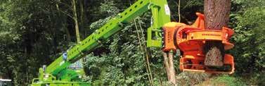 Woodcracker CS 580 smart sopii kevyen omapainonsa ansiosta erinomaisesti asennettavaksi kurottajiin ja kaivureihin. Vaikeat puunkaadot voi tehdä ongelmitta esim. puutarhoissa tai kaupunkialueilla.