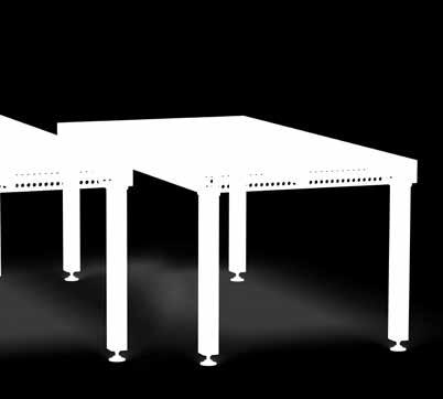 7 1500 x 1000 x 100 mm Erikoisseosteinen läpikarkaistu työkaluteräs Siegmund X8.7, vahvistettuna plasmanitrauksella ja BAR-pinnoitteella Reiät sijoitettu 50x50 mm Ruudukkoon HITSAUSPÖYTÄ SIS.