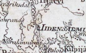 Tie sijoittuu tutkimusalueella Vanhalta Kainuuntieltä (tie nro 588) kohti luodetta kääntyvän nimeämättömän tien kohdalle (risteyksessä viitta Metsäpirtin kurssi- ja leirikeskus).