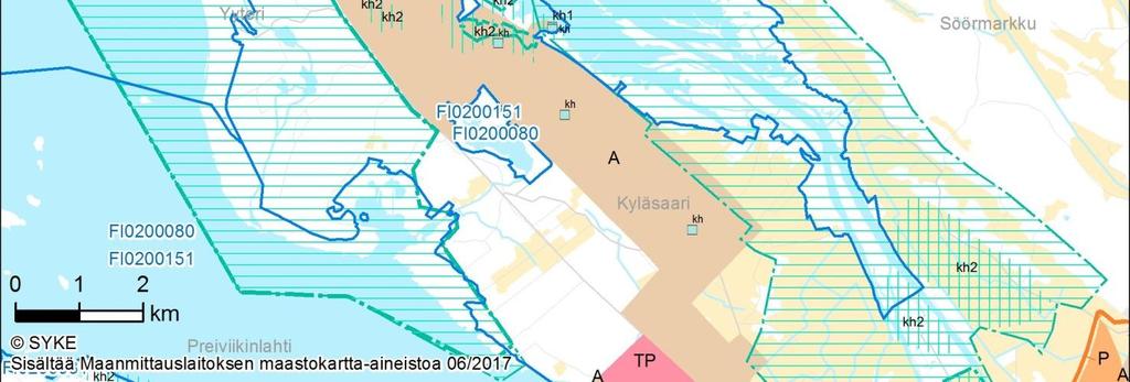 2885 ha Alueen kuvaus Luontodirektiivin luontotyypit (% / ha) (Lisättäväksi ehdotettavat luontotyypit lihavoituna) *priorisoitu luontotyyppi Kokemäenjoen suisto on maamme edustavin suistomuodostuma,