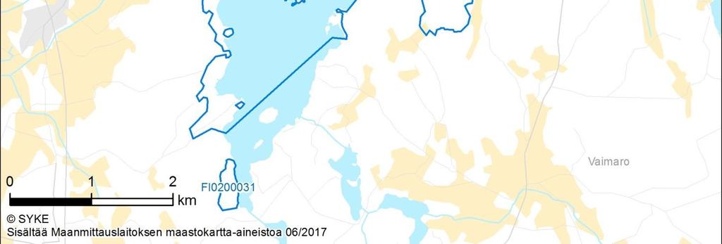 Luontodirektiivin luontotyypit (% / ha) (Lisättäväksi ehdotettavat luontotyypit lihavoituna) *priorisoitu luontotyyppi Otajärvi on valuma-alueeltaan suhteellisen suuri ja lintujärveksi harvinaisen