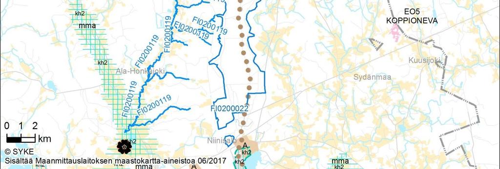kokonaisuus, joka koostuu useista keidassoista ja Pohjankankaan saumamuodostumasta. Keidassoissa on maisemallisesti edustavia ja tutkimuskohteina merkittäviä alueita.