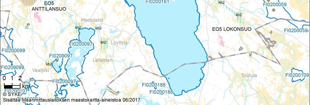 Luontodirektiivin luontotyypit (% / ha) (Lisättäväksi ehdotettavat luontotyypit lihavoituna) *priorisoitu luontotyyppi Muuta lajistoa Pyhäjärvi on Lounais-Suomen suurin ja merkittävin järvi.
