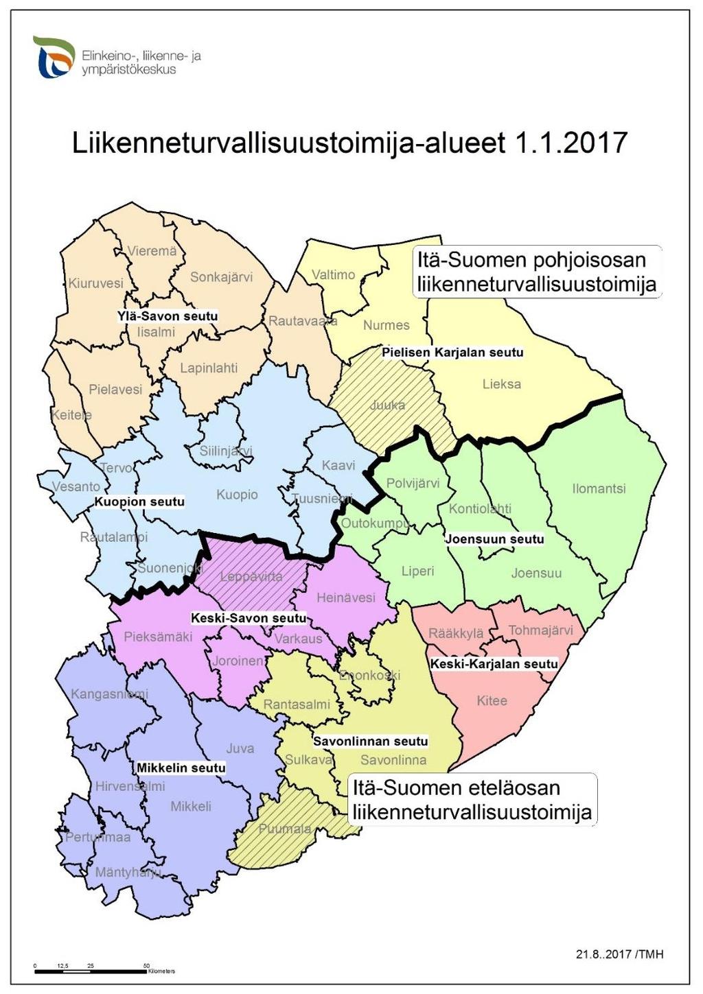 ARVIOINTIRAPORTTI 29 (79) Itä-Suomen liikenneturvallisuustoimijatyö on alkanut 1.1.2005. Alkuvaiheessa toimijatyöstä vastasivat konsultteina Sito-Yhtiöt ja silloinen Tieliikelaitos (nyk. Destia).
