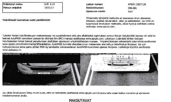 Tietullit ja käytäntö - maksumenetelmät 1.