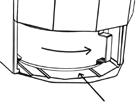 See Emptying of ash pan page 16. 2. Pour 1 litre water into the ash pan. 3. Replace the ash pan in the toilet. 4. Run the big program.