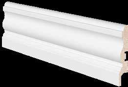 19x90x2750 Mel Tamm 10700 AURA Põrandaliist 16x60x2750 Mel Valge 10701 AURA Põrandaliist