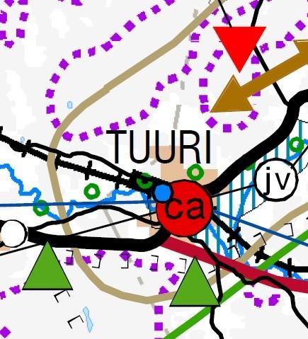 4 Kuva 3: Ote maakuntakaavasta Tuurin taajaman