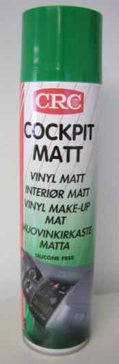 50502 CRC Cockpit Shine Muovinkirkaste spray 400ml Silikonipohjainen muovinkirkaste puhdistaa ja