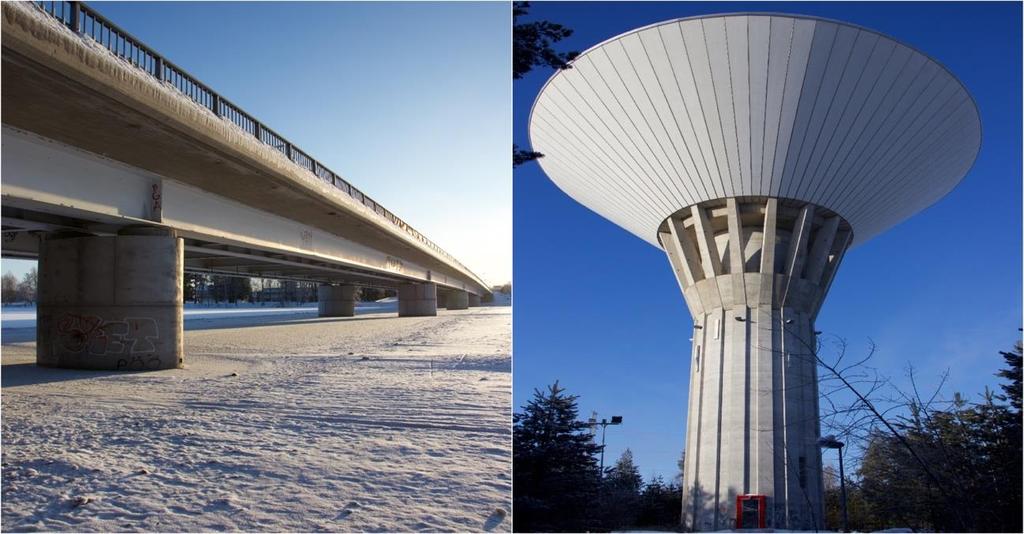 Kuva 1. Talonrakentamisessa betoni on paljon käytetty materiaali.