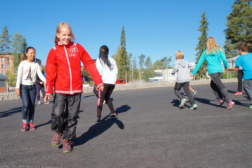 Vähän liikkuville kohdennetut toimenpiteet Koulupäivän