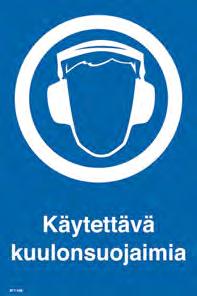 Opaste Käytettävä suojalaseja, muovia, tarrapinta - Valmistettu muovilevystä Varoitus- ja opastustuotteet 10660045930 Opaste Käytettävä suojalaseja 20cmx30cm MU,Kilpipussi, tarrapinta