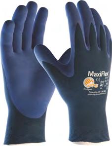 Suojakäsineet Sormikas Maxiflex Elite 34-274 - Hengittävä micronitriilipinnoitettu nylonsormikas - Ohut pinnoite kämmenpuolella, hyvä pito - Saumaton - Silikonivapaa - Paksuus kämmenpuolella: 0,75 mm