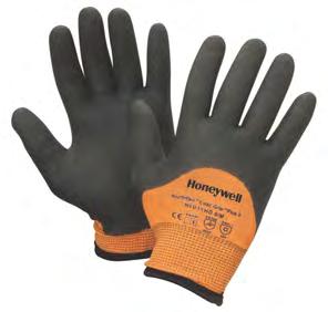 Suojakäsineet Viiltosuojakäsineet muut Viiltokäsine Honeywell Cold Grip+ - Viiltosuojakäsine talvikäyttöön - Rystysiin asti ulottuva PVC-pinnoite - Lämmin harjattu akryylivuori - 2-kerrosrakenne