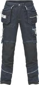 Työvaatteet Fristads perustyövaatteet Rakentajan Denim stretch housut Fristads 2131 DCS - Joustavat stretch riipputaskuhousut.