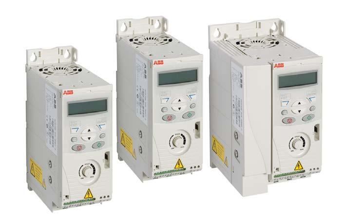 ACS150, 0,37 4 KW 11 ABB:n mikrotaajuusmuuttajat ACS150, 0,37 4 kw 01 ACS150:n runkokoot: R0, R1, R2 Mikä on ACS150?