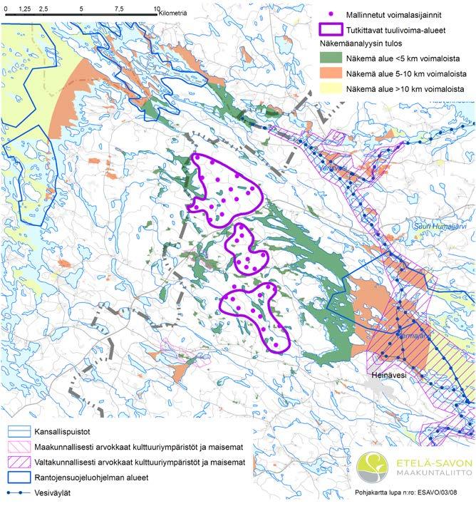 Etelä-Savon 1. vaihemaakuntakaava 14 Valmisteluvaiheessa tarkasteltu aluekokonaisuus, josta pohjoisimmat alueen osat (Kangaslamminmäki ja Tynnörmäki) on jätetty kaavaehdotuksesta pois.