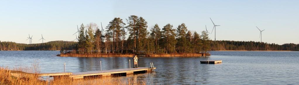 Etelä-Savon 1. vaihemaakuntakaava 24 Mallinnettujen tuulivoima-alueiden näkemän välialue on verraten vähäinen.