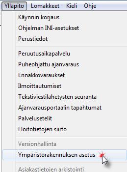 7 / 85 4. PAIKALLISASENNUKSET JA YMPÄRISTÖN RAKENNUS Potilastietojärjestelmässä on paljon perustietoja, joita ei tarvitse päivittää aktiivisesti.