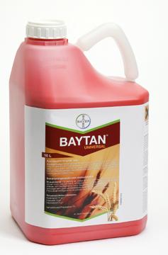 Baytan Universal Viljojen Siemenperunan peittaus peittaus tuhohyönteisiä vastaan Erittäin laajatehoinen ja luotettava. Vesipohjainen helppokäyttöinen. Tehoaa hyvin myös hukkakauraan. Vahvistaa juuria.