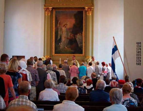 SUNNUNTAI 10.8. Klo 10.00 Sunnuntaina oli Jumalanpalvelus Hämeenlinnan kirkossa. Saarnan piti kirkkoherra Timo Kalaja.