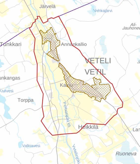 3.2 YLEISKAAVA Suunnittelualueella on voimassa kunnanvaltuuston 7.5.2003 36 hyväksymä keskusalueen osayleiskaavan tarkistus 3 3.