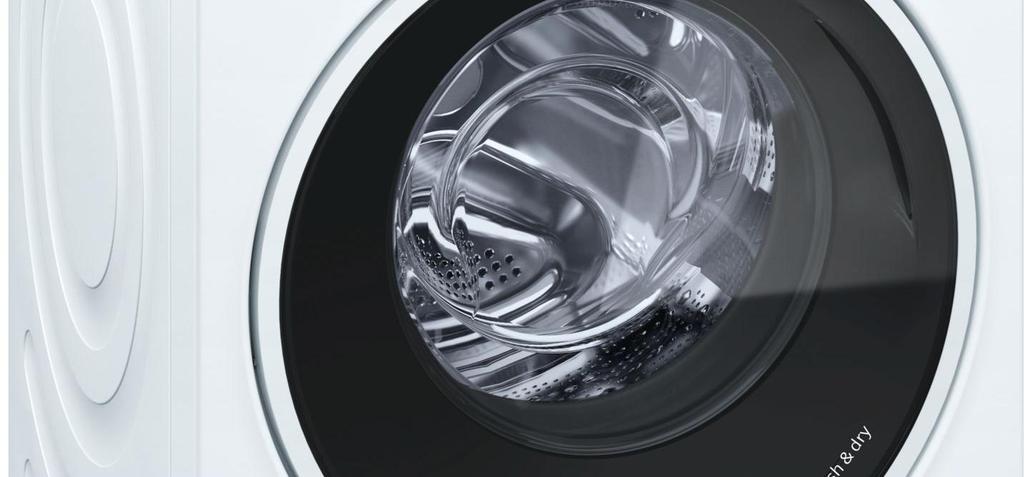 LED-näyttö Äänitaso 65 db Kuivaava pyykinpesukone Siemens q