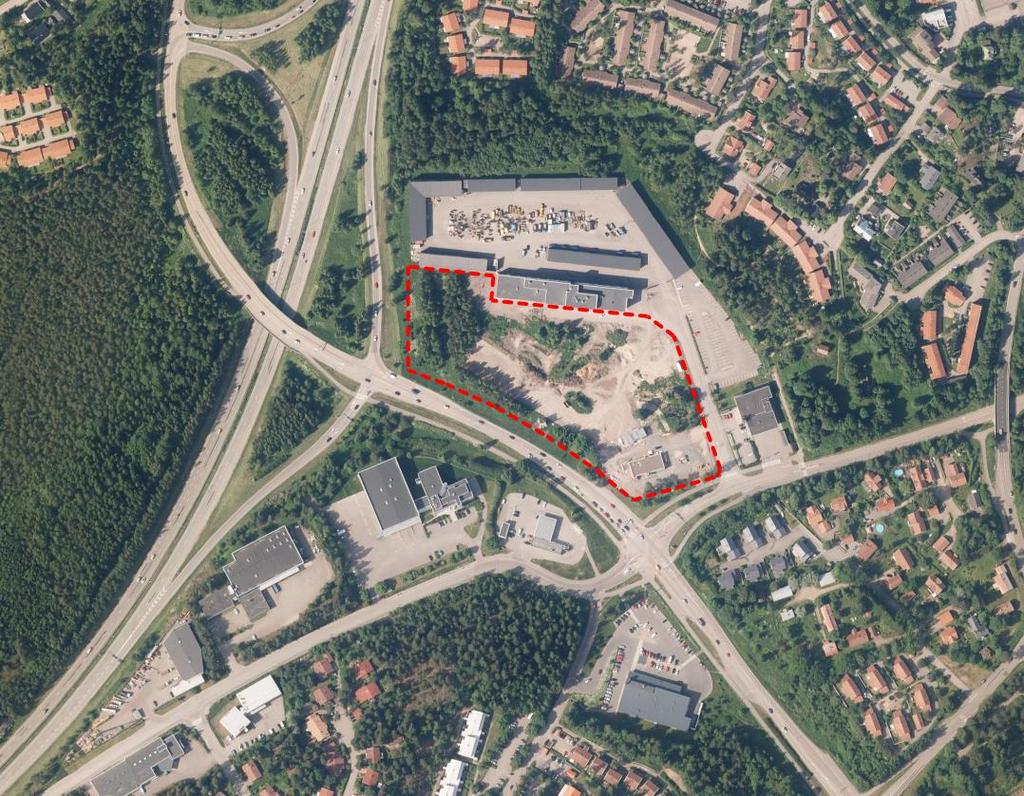 korttelin käyttötarkoitus vähittäiskaupan suuryksiköksi.