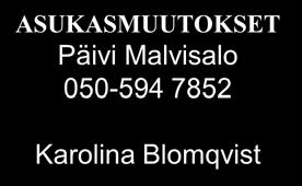 TYÖNJOHTAJA (Hissit) Ari Toivoniemi, Milkari Oy 0400-718 203 A L I U R A K O I T