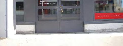 edessä oleva katos