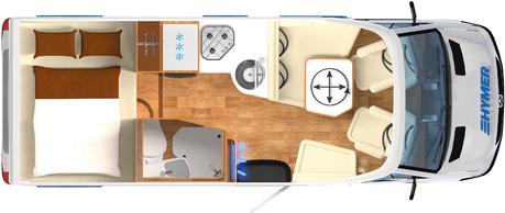 HYMER B-Klasse ModernComfort T - Pohjaratkaisut ja