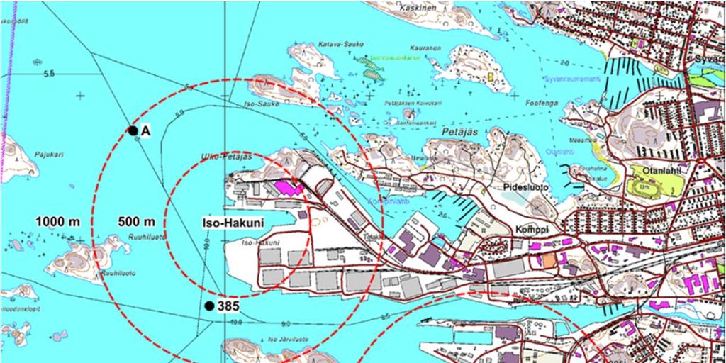 2 m³ kovia massoja ja 0,11 milj. m³ kalliota. Osa väylän pehmeistä massoista luokiteltiin pilaantuneiksi ja ne on sijoitettu Sampaanalanlahden täyttöalueelle.