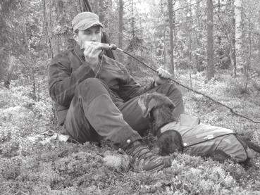 tyksellä ja vesiriistaakin on kokeiltu. Topin kanssa olemme käyneet myös mejä kokeessa. Itselle oli yllätys, miten mukava yhteishenki koepaikalla oli.