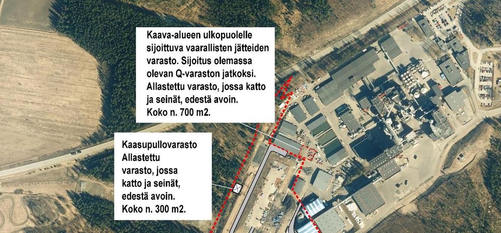 5. KUVAUS 5.1 TONTINKÄYTTÖ Kevytrakenteinen kaarihalli Ekojalostamo Muovijalostamo Tontinkäyttösuunnitelma.