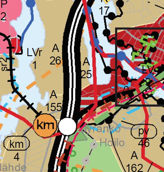 700 Ak/Akm, Osallistumis- ja arviointisuunnitelma, 8.6.2018 3 / 9 3.3 Kaavatilanne Päijät-Hämeen maakuntakaava 2014 (hyväksytty 2.12.