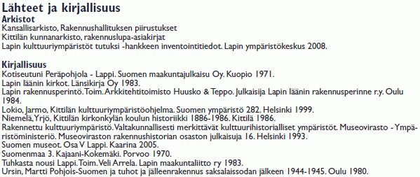 FCG Finnish Consulting Group Oy Kaavaselostus, kaavaehdotus 27 (113) Inventoinnin perusteella kaavaan on merkitty seuraavat kohteet / alueet: Merkintä sk1 sr2 sr3 sr4 sr5 sr6 sr7 Merkinnän