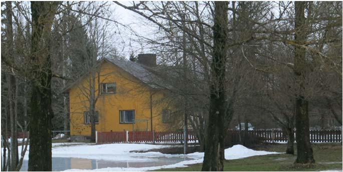 Virkailijatalo on rakennettu 1955 ja sijaitsee puistomaisessa ympäristössä Pinta ala 310 m 2.