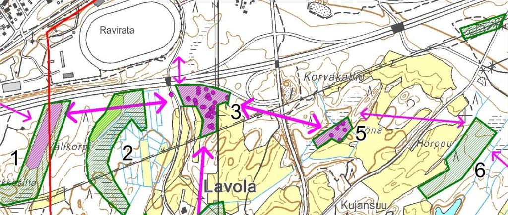 10 Kohteen arvo: Likasillanoja on muu huomionarvoinen luontokohde, joka muodostaa viheryhteyden läpi kyläalueen.