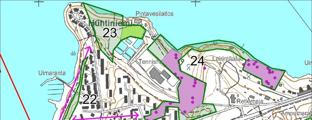 18 Kohteen arvo: Metsäalue on kokonaisuutena muu huomionarvoinen luontokohde.