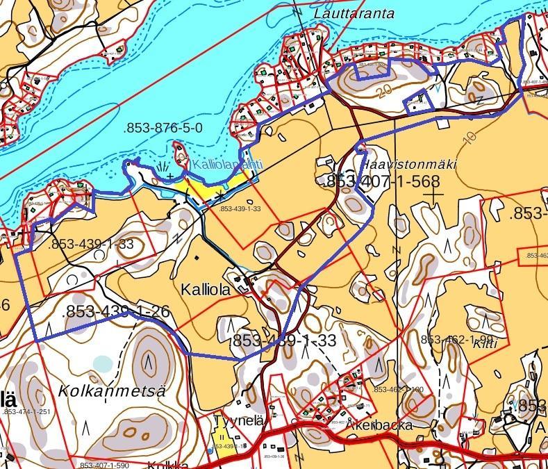 3 1 Johdanto Kalliolan selvitysalue sijaitsee Turun kaupungissa Kakskerran saarella noin 20 kilometriä kaupungin keskustasta etelään.